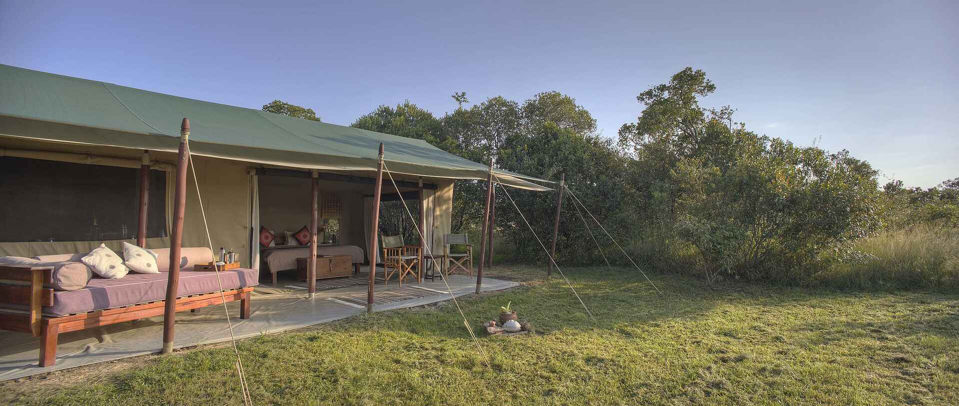 Encounter Mara Camp: Family Tent Ansicht