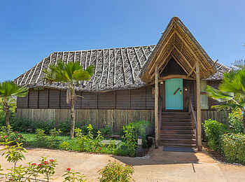 Melia Zanzibar: Eingang zur Beach Suite Melia Zanzibar: Eingang zur Beach Suite