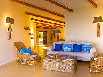 Pumulani Lodge: Private Loung und Eingang