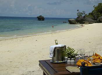 Sansibar Serena Hotel: Picknick am Strand Sansibar Serena Hotel: Picknick am Strand