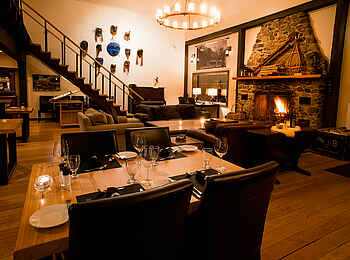 Tweedsmuir Park Lodge: Speisesaal im Hauptgebäude