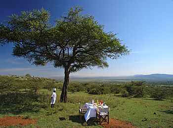 Mara Bushtops: Frühstück im Freien