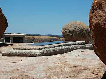 Matobo Hills Lodge: Grab von Cecil Rhodes Matobo Hills Lodge: Grab von Cecil Rhodes