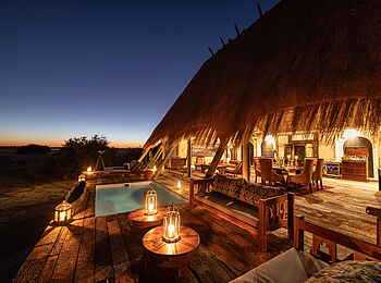 Selinda Suite: Laternen am Pool