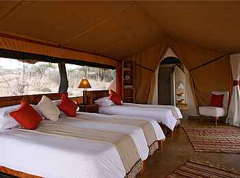 Lewa Safari Camp: Gästezelt mit Extrabett