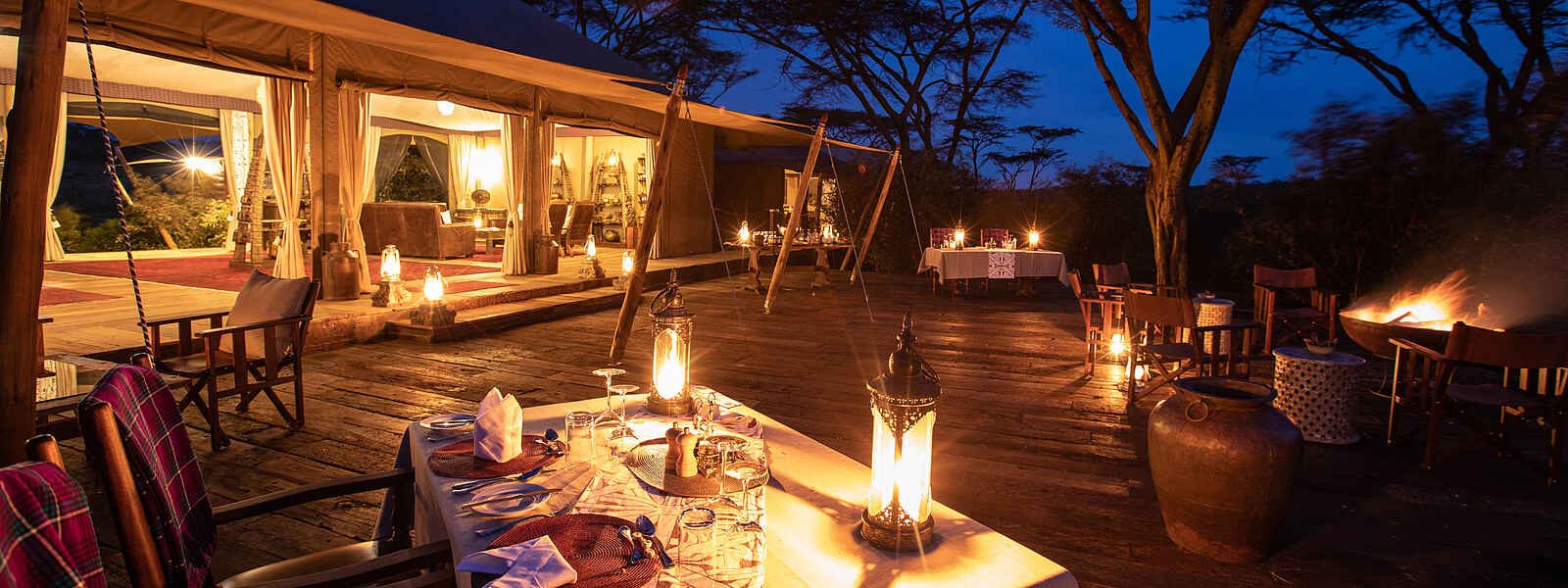 Mara Nyika Camp: Die Boma Mara Nyika Camp: Die Boma