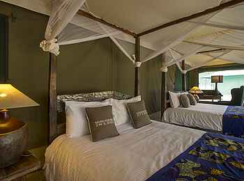 Naona Moru Camp: Bettbezug im Zweibettzimmer