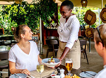 Shongwe Lookout Lodge: Lunchtime
