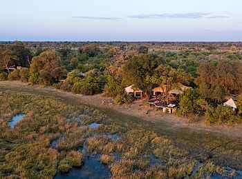 Zarafa Camp: Das Camp aus der Vogelperspektive Zarafa Camp: Das Camp aus der Vogelperspektive