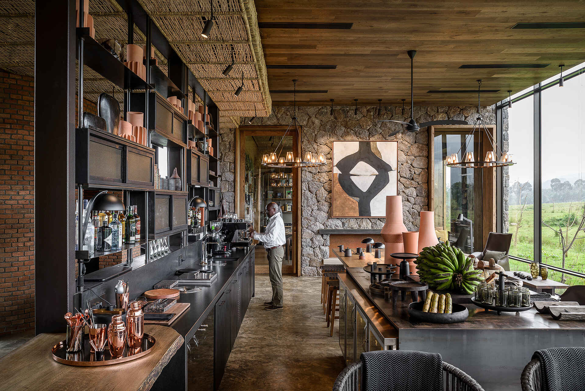 Singita Kwitonda Lodge: Bar Singita Kwitonda Lodge: Bar