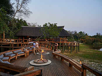 Camp Okavango: Feuerstelle Camp Okavango: Feuerstelle