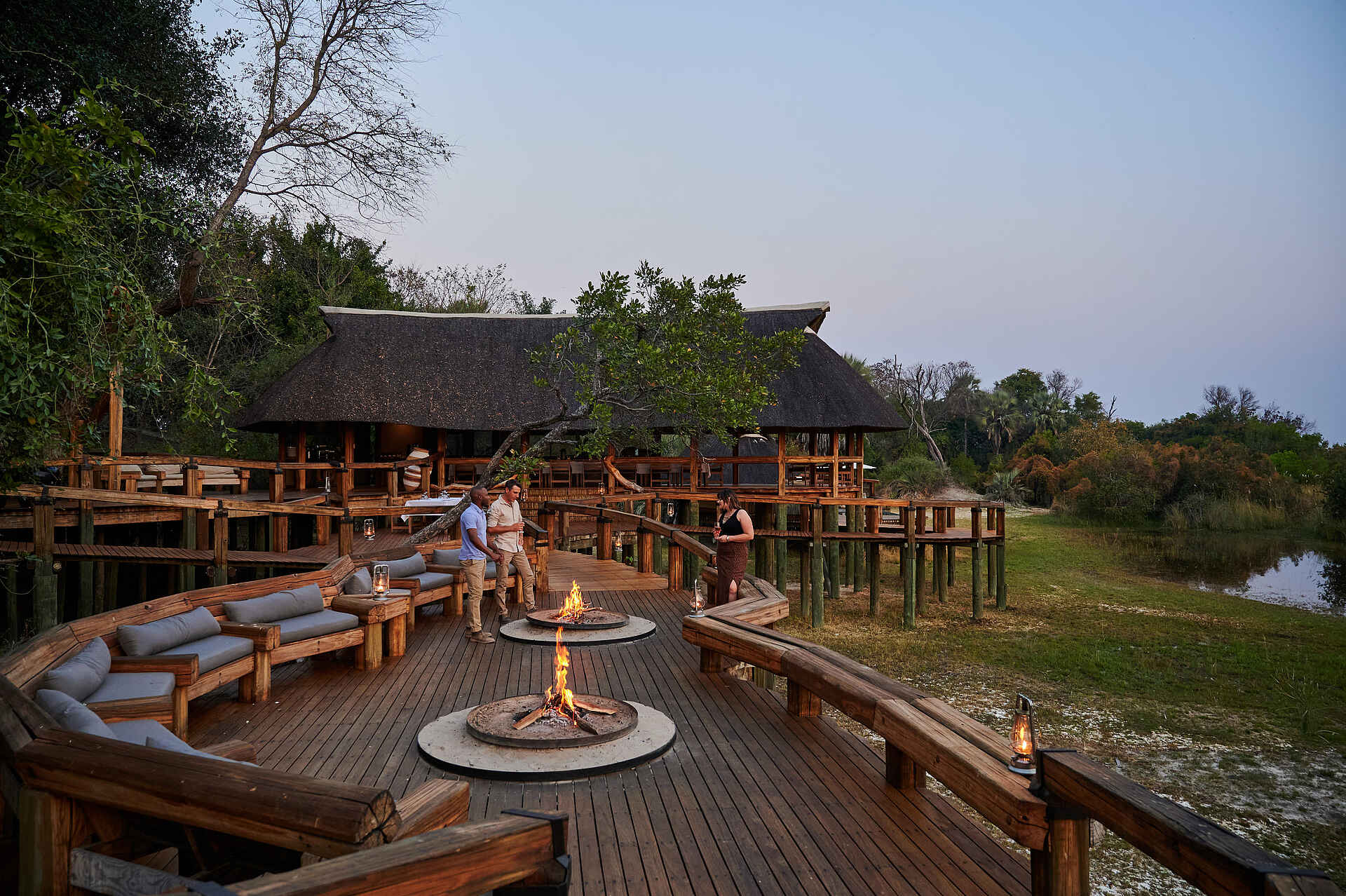 Camp Okavango: Feuerstelle Camp Okavango: Feuerstelle