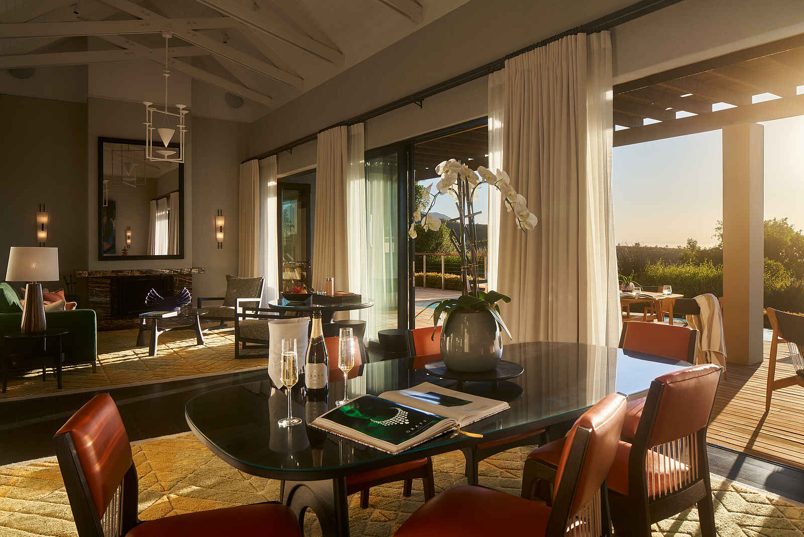 Delaire Graff Estate: Der Essbereich Delaire Graff Estate: Der Essbereich