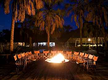 Maramboi Tented Camp: Lagerfeuer Maramboi Tented Camp: Lagerfeuer