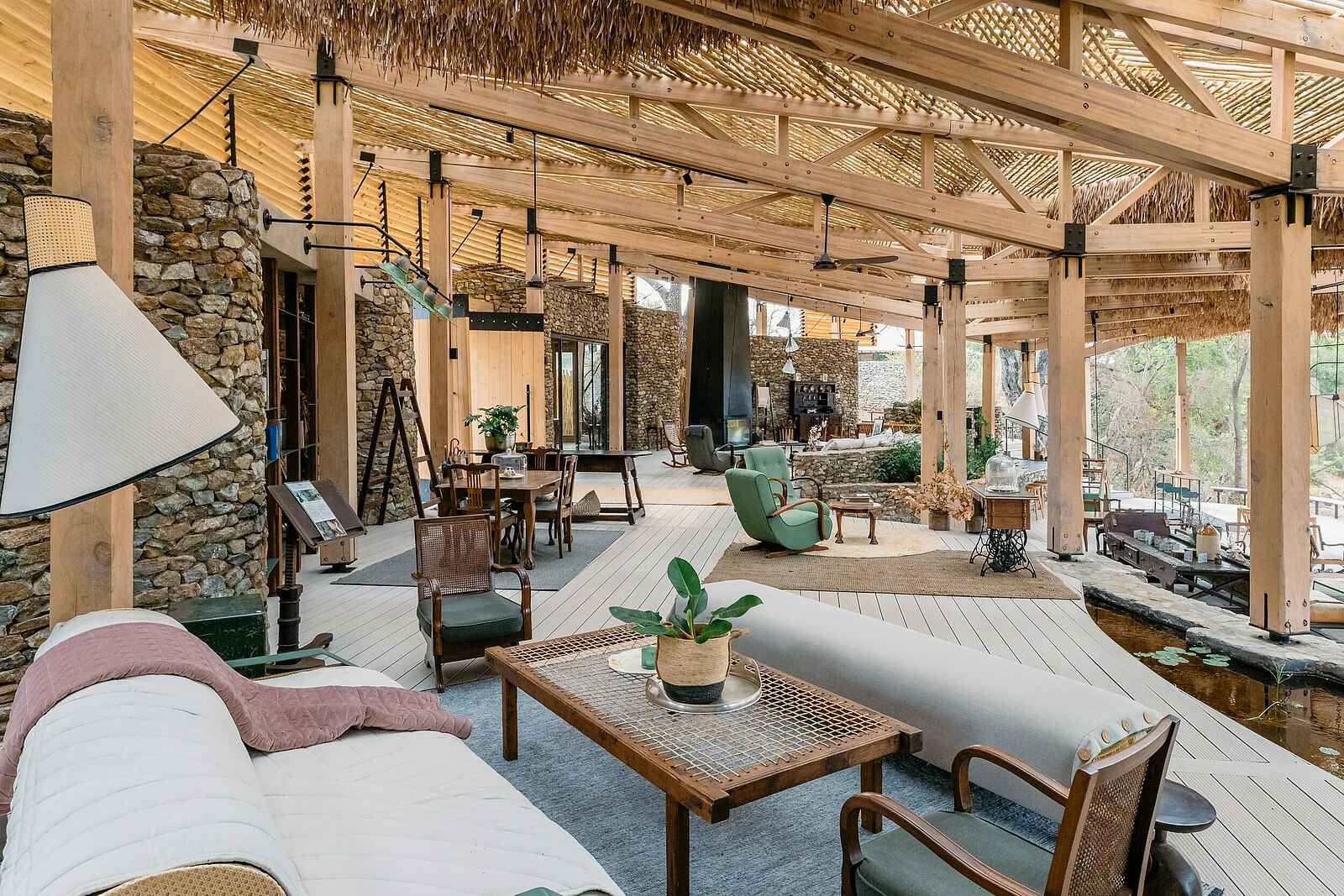 Saseka Tented Camp: Die Lounge Saseka Tented Camp: Die Lounge