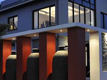 Swakopmund Sands Hotel: Abendliche Beleuchtung Swakopmund Sands Hotel: Abendliche Beleuchtung