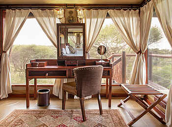 Tarangire Kuro Treetops Lodge: Schminktisch Tarangire Kuro Treetops Lodge: Schminktisch