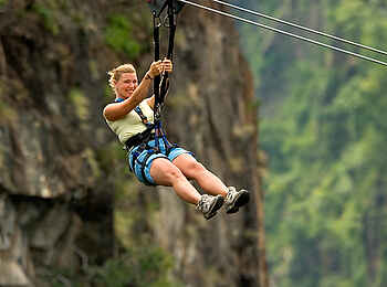 Victoria Falls Hotel: Zipline
