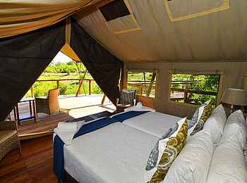 Deteema Springs Camp: Gästezeltinterieur