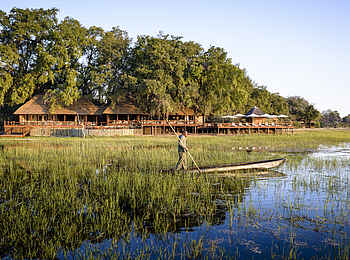 Sanctuary Chief's Camp: Blick auf die Lodge