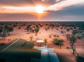Bagatelle Kalahari Boutique Farmhouse: Ausblick Bagatelle Kalahari Boutique Farmhouse: Ausblick