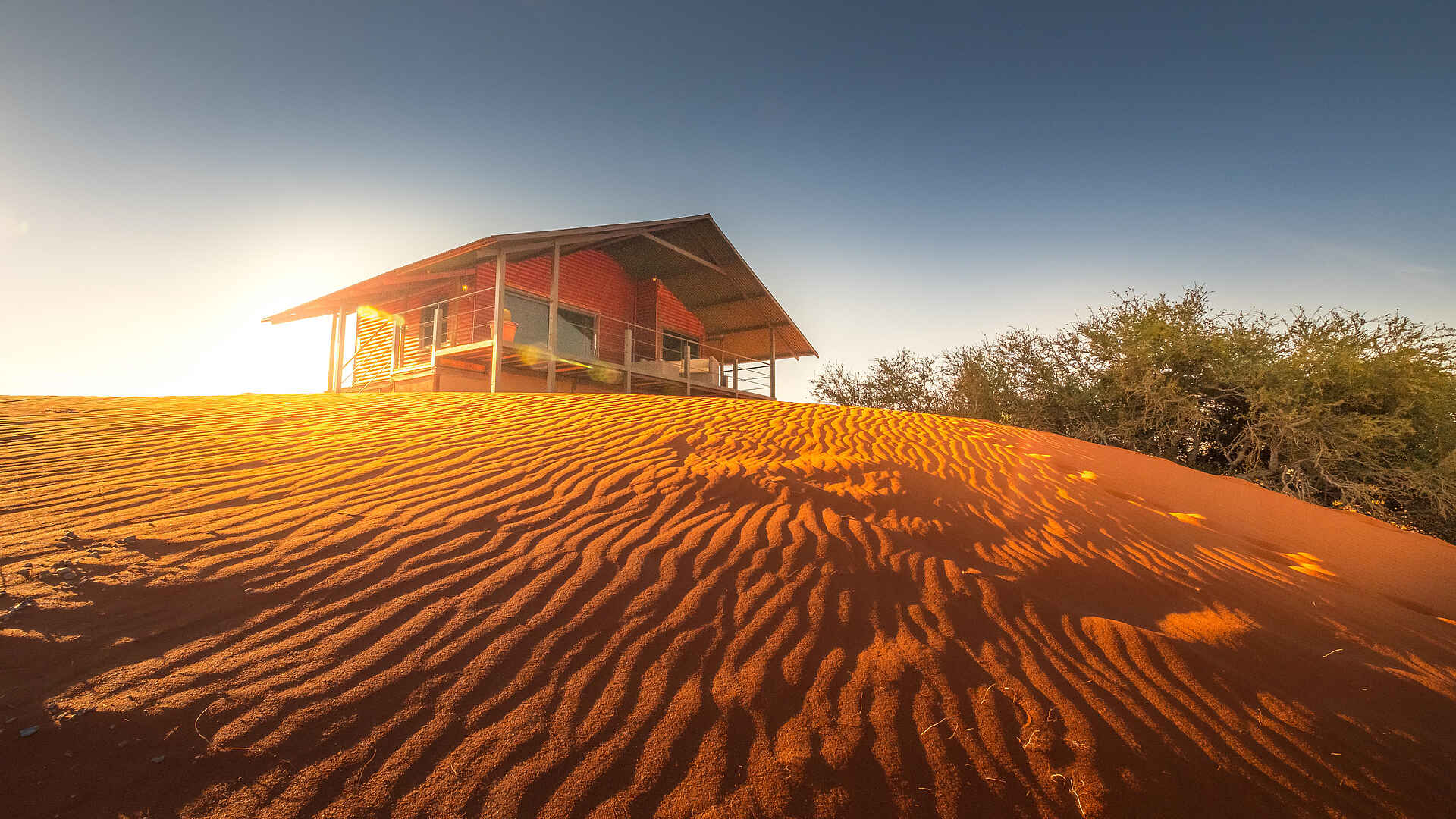 Bagatelle Kalahari Game Ranch: Dune Chalet Ansicht