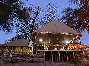 Camp Linyanti: Gesamtansicht Camp Linyanti: Gesamtansicht