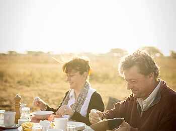 Chada Katavi Camp: Frühstück im Freien