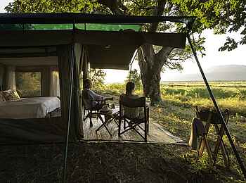 John's Camp: Früher Morgen