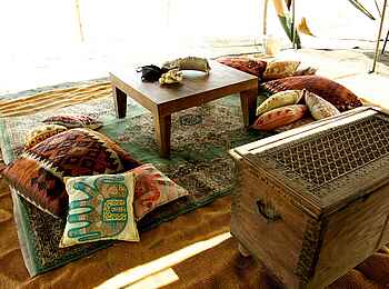 Lake Natron Camp: Gemütliche Sitzecke