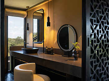 Mahali Mzuri: Badezimmer Familiensuite