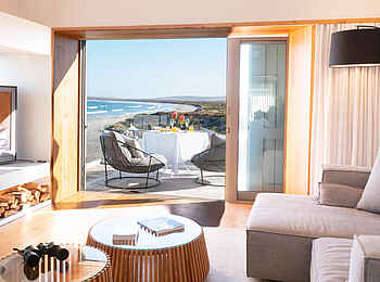 Strandloper Ocean Boutiquehotel: Ocean King Suite Terrasse