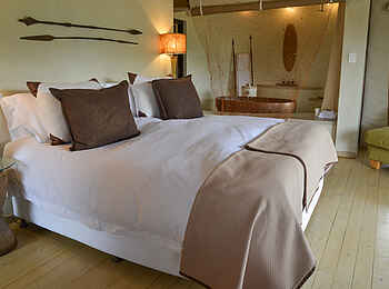 Marataba Safari Lodge: Luxuriöses Schlafzimmer