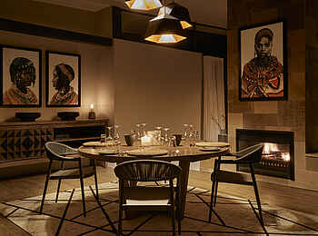 Sanctuary Olonana: Esszimmer der Geoffrey Kent Suite Sanctuary Olonana: Esszimmer der Geoffrey Kent Suite