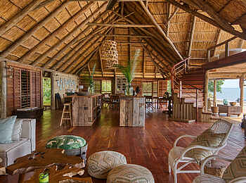 Mbali Mbali Mahale Lodge: Die Lounge