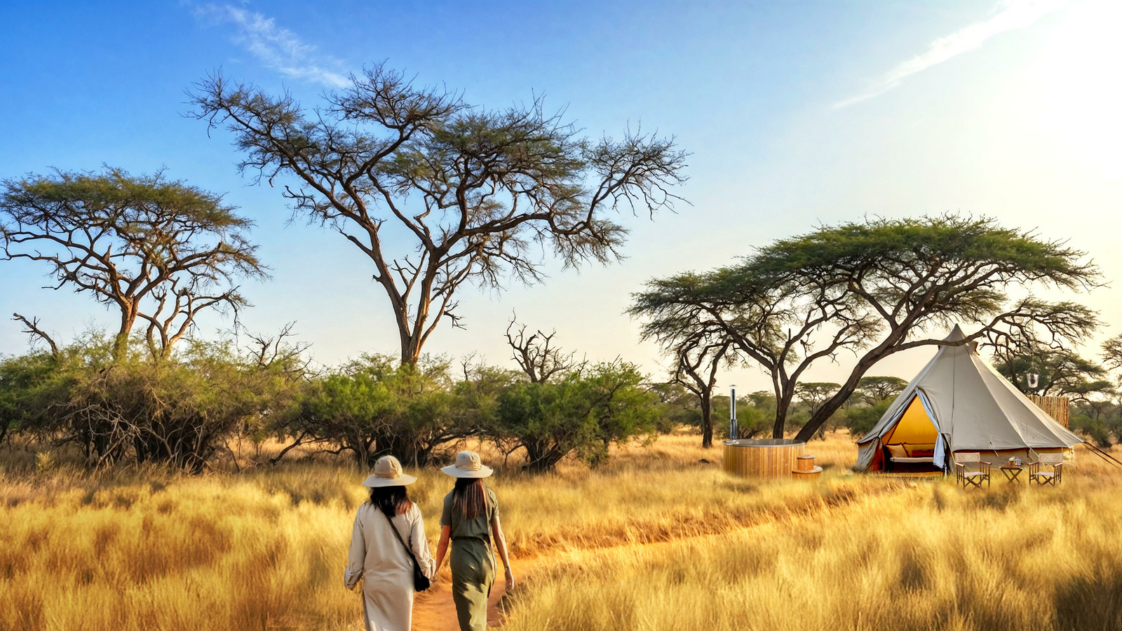 Onguma Trails Camp: Gästezelt Onguma Trails Camp: Gästezelt