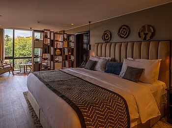 Salt of Akagera Lodge: Grand Suite Schlafbereich