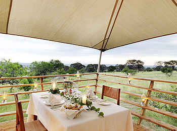 Serengeti Bushtops: Private Dining