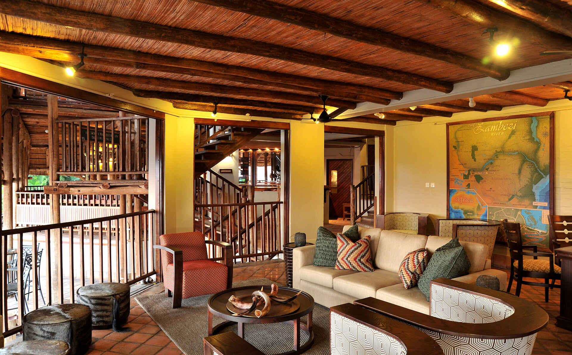 Hochebene, Luxus, Luxusresort, Plateau, Sambesi Nationalpark, Simbabwe, Victoria Falls, Victoria Falls Safari Lodge, Wasserfälle, Wasserloch, Waterhole, Zambezi National Park, Zimbabwe, Sambesi, Zambezi River, Entspannung, Erholung, Komfort, Lounge, Panorama, afrikarma, afrikarma.de, Africa Albida Tourism Collection, Afrikarma Safaris - Wildnis. Hautnah.