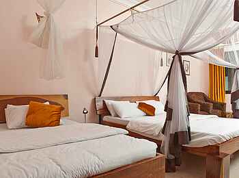 2 Friends Beach Hotel: Doppelzimmer mit Einzelbetten