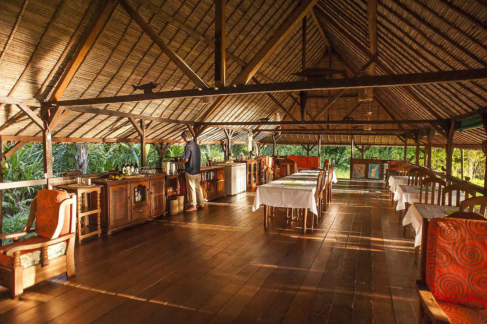 Masoala Forest Lodge: Speiseraum Masoala Forest Lodge: Speiseraum