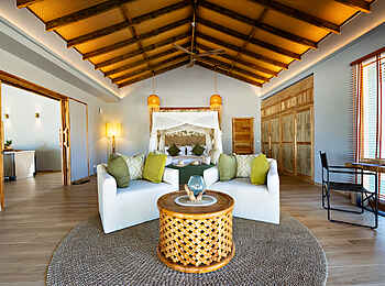 Bawe Island: Das Hauptschlafzimmer der Sultan Villa