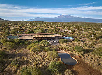 Elephant Gorge Camp: Vogelperspektive auf das Camp
