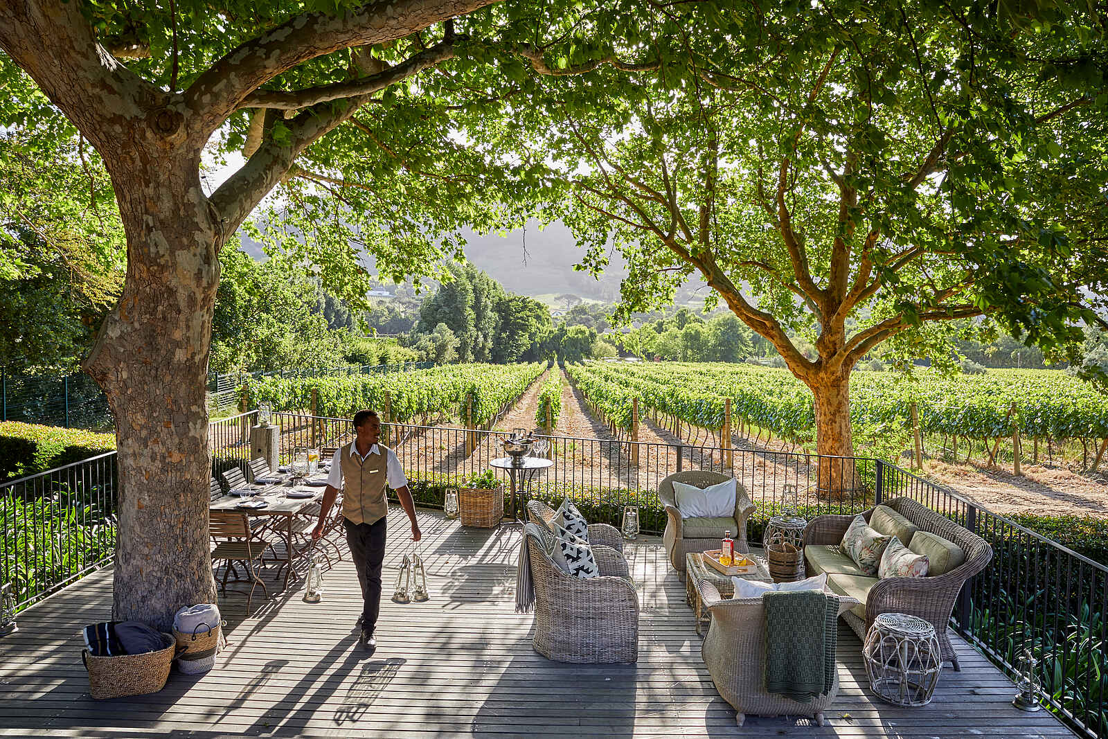 La Clé Lodge: Sundowner La Clé Lodge: Sundowner