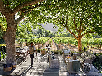 La Clé Lodge: Sundowner La Clé Lodge: Sundowner