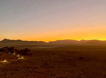 Namib Outpost: Blick auf die Lodge Namib Outpost: Blick auf die Lodge