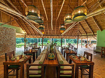 Primate Lodge Kibale: Das Restaurant
