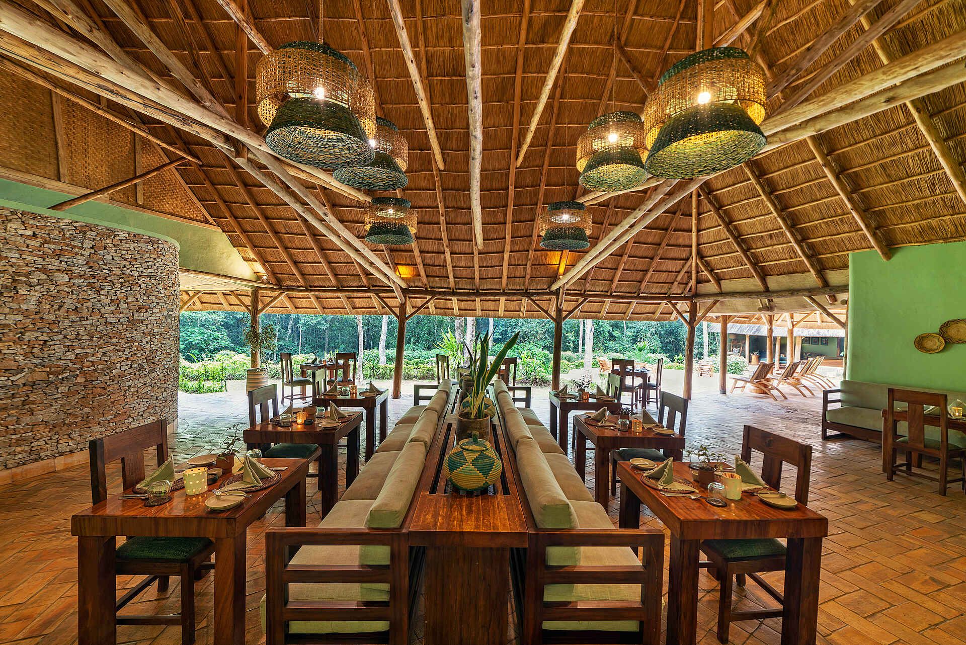 Primate Lodge Kibale: Das Restaurant