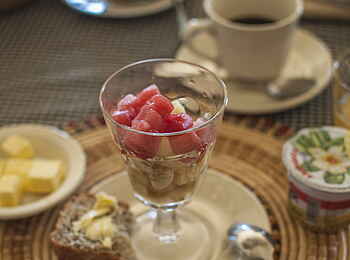 Shu'mata Camp: Frühstück Shu'mata Camp: Frühstück