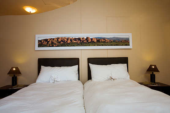 Waterberg Restcamp: Doppelbett Waterberg Restcamp: Doppelbett